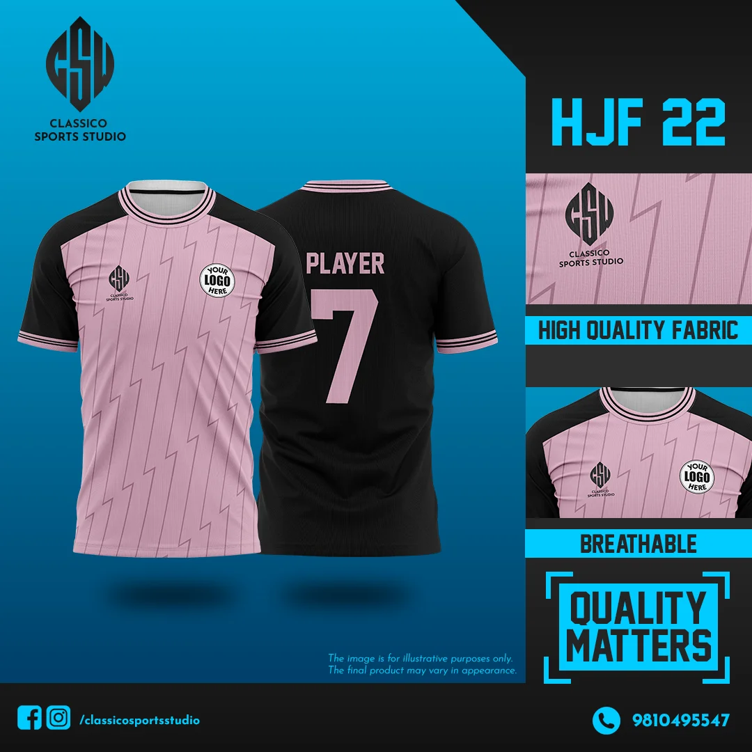 HJF 22 Custom Football Jersey  Breathable, Premium Fabric | Classico Sportswear Nepal